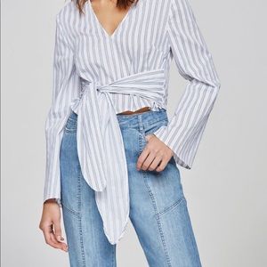REVOLVE STRIPED LONG SLEEVE TOP